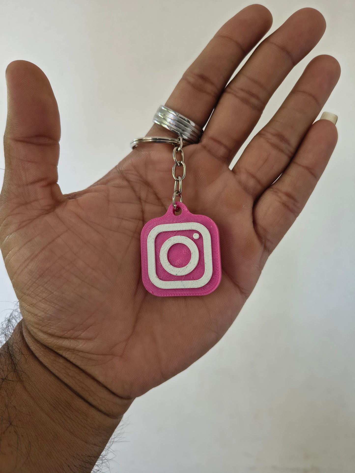NFC Instagram Keychain