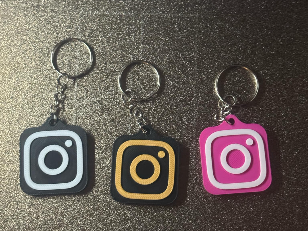 NFC Instagram Keychain